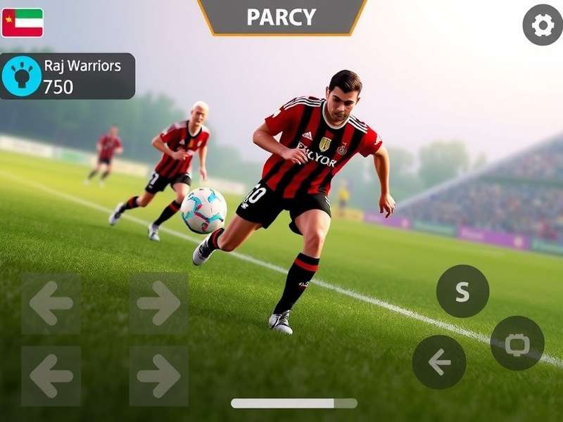Raj FIFA Warriors Mobile Interface
